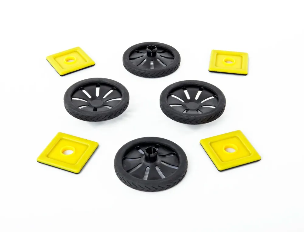 Best Polydron MAG | Tilbehør: Hjul | 8 dele