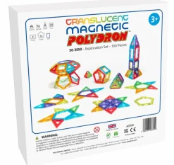 Discount Polydron MAG | Transparent | 100 dele