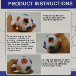 Magic ball - Find og flyt farven, Ø 7 cm