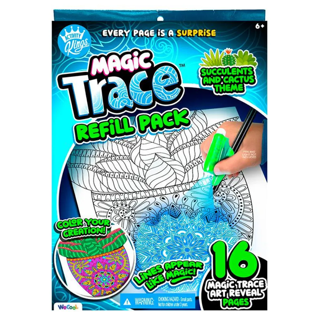 Sale Magic Trace tilbehør - Tegneark sukkulenter 16 stk