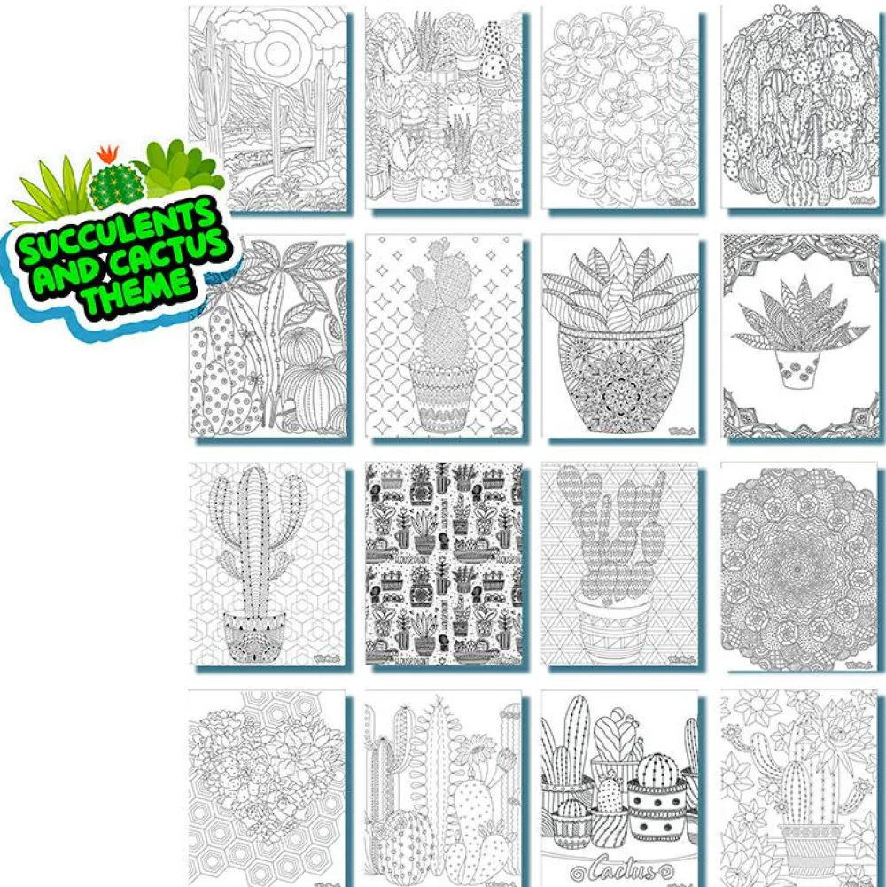 Sale Magic Trace tilbehør - Tegneark sukkulenter 16 stk