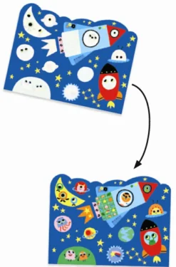 Sale Djeco Magisk farvelægning - I skyerne