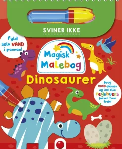 Sale Forlaget Bolden Magisk malebog: Dinosaurer