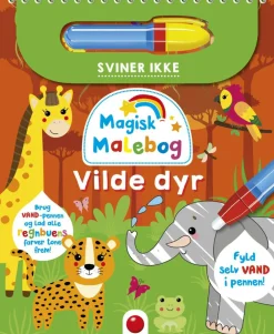 Forlaget Bolden Magisk malebog: Vilde dyr
