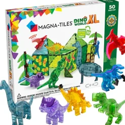 Clearance Magna-Tiles | Dino World XL, 50 stk