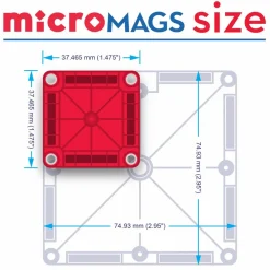 Online Magna-Tiles | microMAGS Deluxe, 70 stk
