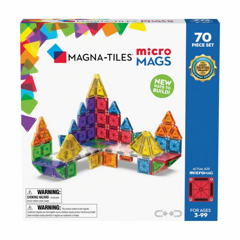 Online Magna-Tiles | microMAGS Deluxe, 70 stk
