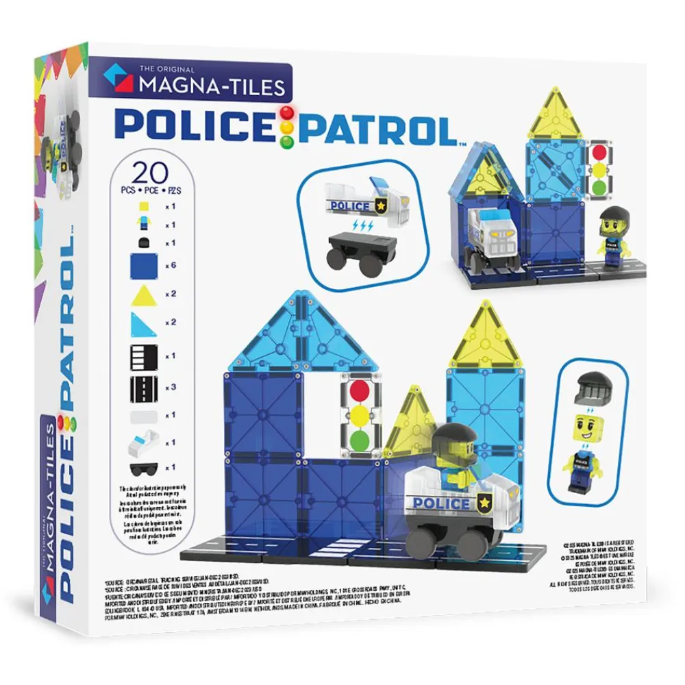 Best Magna-Tiles | Politipatrulje, 20 stk