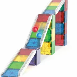 Online Magna-Tiles | Rail Racers Deluxe kuglebane, 90 stk