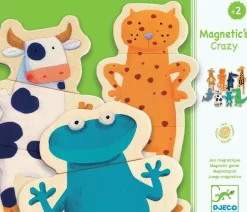 Clearance Djeco Magneter - Skøre dyr, 24 stk.
