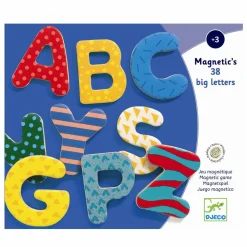 Clearance Djeco Magneter - Store, store bogstaver, 38 stk
