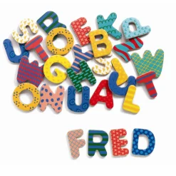 Clearance Djeco Magneter - Store, store bogstaver, 38 stk