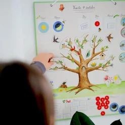 Moulin Roty Magnetisk kalender - Årets gang