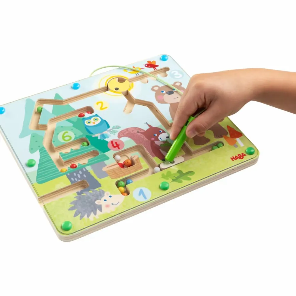 Online Haba Magnetisk labyrint - Skovens dyr