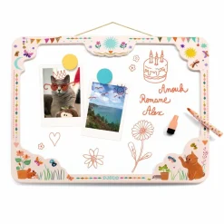 Djeco Magnetisk opslagstavle m. whiteboard - Kat