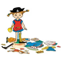 New Magnetisk påklædningsdukke, Pippi Langstrømpe