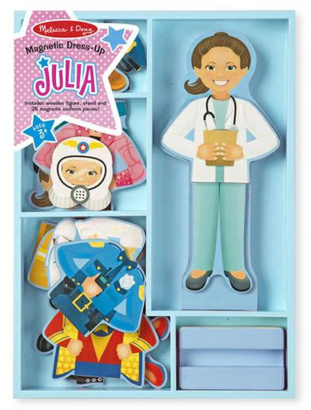 Discount Melissa & Doug Magnetisk påklædningsdukke, Julia