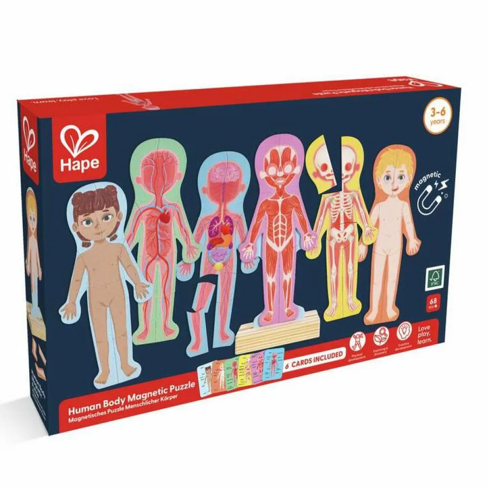 New Hape Magnetisk puslespil - Anatomi