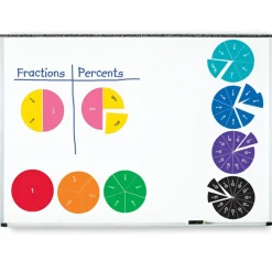 Online Learning Resources Magnetiske brøkcirkler - 2-sidet, 51 dele