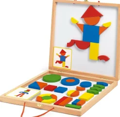 Djeco Magnetleg - Geoform, 66 dele
