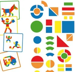 Djeco Magnetleg - Geoform, 66 dele