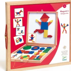 Djeco Magnetleg - Geoform, 66 dele