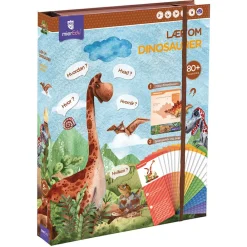 Sale mierEdu Magnetleg - Lær om dinosaurer, 80+ dele