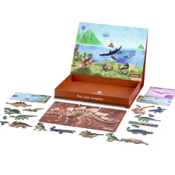 Sale mierEdu Magnetleg - Lær om dinosaurer, 80+ dele