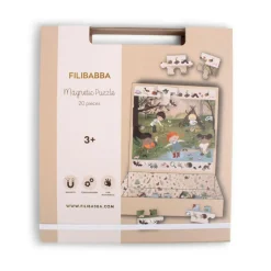 Online Filibabba Magnetpuslespil m. 20 brk. - Eventyr i skoven
