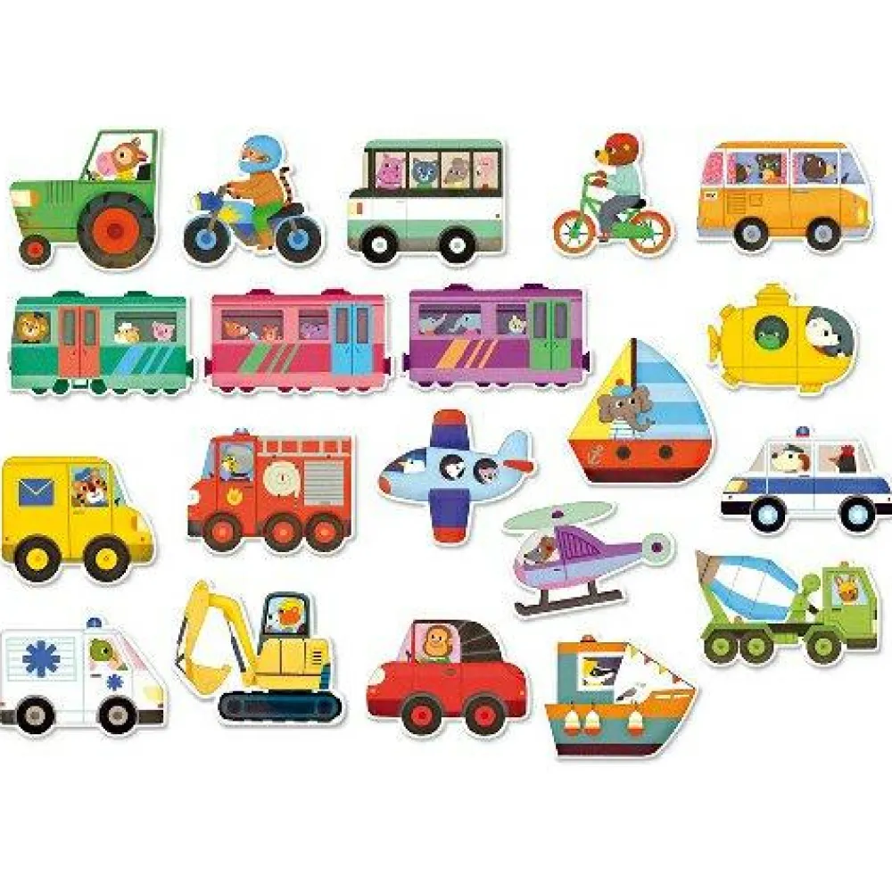 Clearance Vilac Magnetsæt i træ - Med motiver