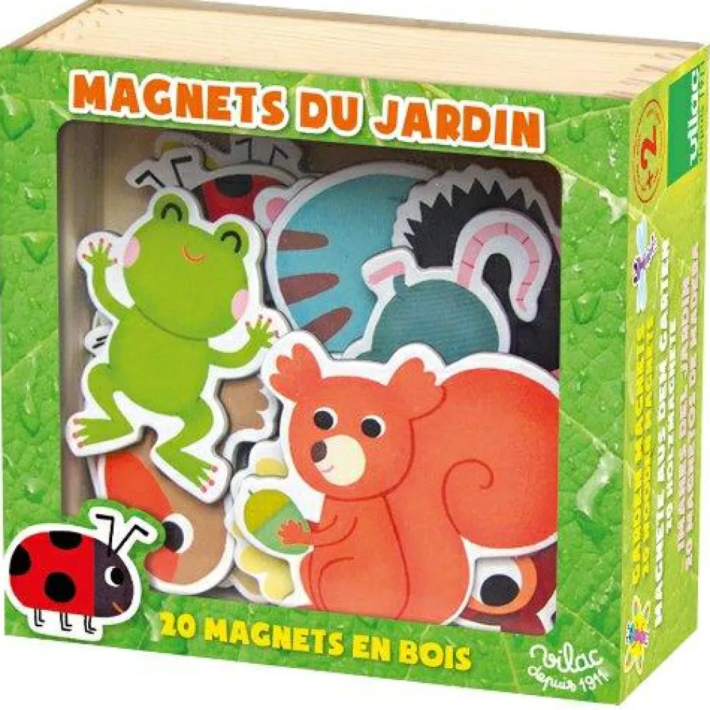 Clearance Vilac Magnetsæt i træ - Med motiver