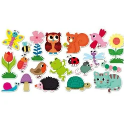 Clearance Vilac Magnetsæt i træ - Med motiver