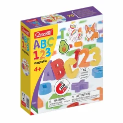 Sale Quercetti Magnetsæt med ABC, 123 og figurer, 106 dele