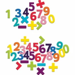 Best Vilac Magnettal- og symboler af træ, 58 dele