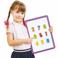 Quercetti Magnettavle med tal og symboler, 48 dele