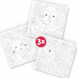 Online SES Creative Mal efter tal - Skovens dyr