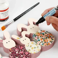 Sale Creativ Company Mal påskeharer i træ - B: 30 cm.