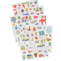 Outlet Moulin Roty Malebog 20 sider, inkl. 160 klistermærker