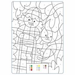 Sale Forlaget Bolden Malebog med farvekoder - Udrykning