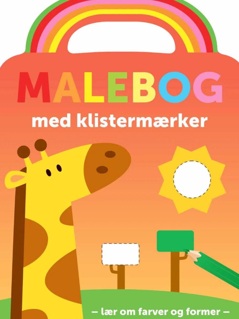 Discount Forlaget Bolden Malebog med klistermærker - Giraf