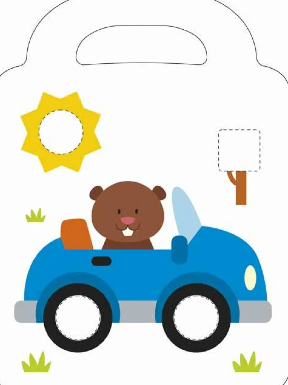 Discount Forlaget Bolden Malebog med klistermærker - Giraf