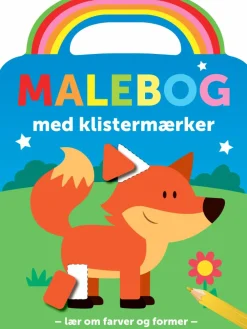 New Forlaget Bolden Malebog med klistermærker - Ræv