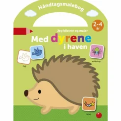 Forlaget Bolden Malebog med klistermærker - Med dyrene i haven