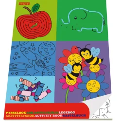 Discount Malebog med sjove opgaver, 36 sider