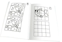 Discount Malebog med sjove opgaver, 36 sider