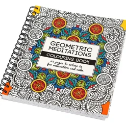 Creativ Company Malebog Mindfulness - Geometrisk, 64 sider