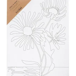 Online Creativ Company Malerlærred 24 x 30 cm - Der vokser en blomst