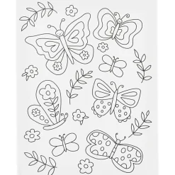 Creativ Company Malerlærred 24 x 30 cm - Sommerfugle