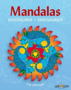 Outlet Mandalas malebog - Dinosaurer