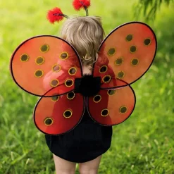 Clearance Great Pretenders Mariehøne - Vinger + hårbøjle, str. 3-7 år